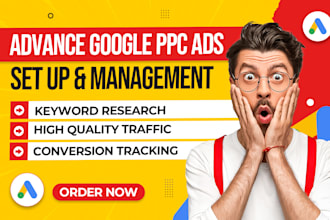 setup and manage google ads adwords ppc campaigns