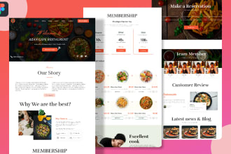 do figma website design, website ui design, ux design