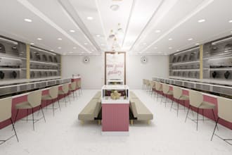 create realistic interior render