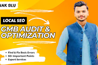 conduct a detailed gmb profile audit and optimization and fix critical errors