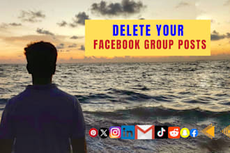 delete or remove your facebook group posts