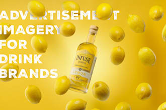 create captivating visuals for your beverage brand