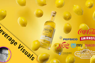 craft high end visuals that sell your beverage brand