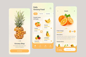 develop grocery delivery app, flower delivery app for android and ios