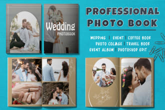 design photo book, wedding album, or any other album