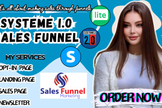 clone funnelish landing page, clickfunnels, systeme io, wix, godaddy salesfunnel