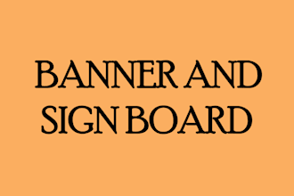 design professional roll up banner, billboard design, signage design