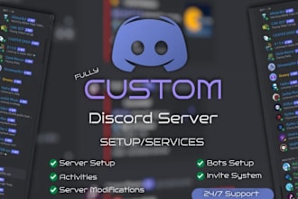 setup a custom discord server for you