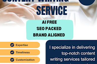 write SEO packed ai free content, articles, blogs for you