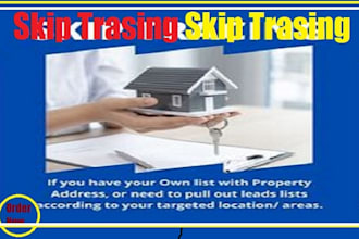 do skip tracing and llc for real estate business