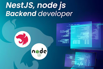 develop a scalable backend using nodejs and nestjs