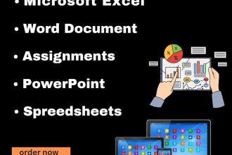 do urgent ms word, excel formulas, assignment, assessment, and powerpoint tasks