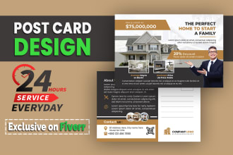 design eddm, real estate postcard, direct mail, business flyer, brochure