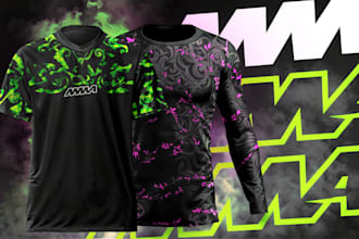 design MMA rashguards and MMA products for sublimation