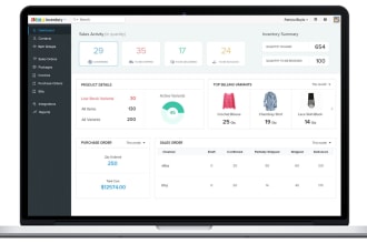 zoho inventory, zakya, zoho finance setup and implementation