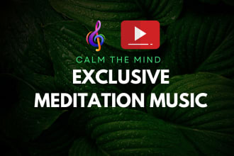 produce exclusive meditation music with binaural beats for monetization