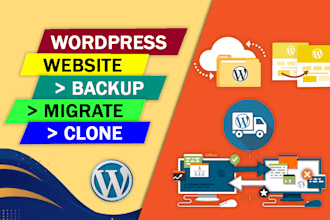 do backup, migrate, clone your wordpress website