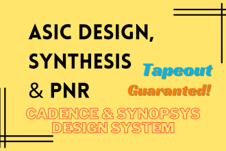 provide rtl2gds services using cadence and synopsys