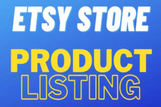 etsy product listing  etsy SEO optimization  etsy a to z services