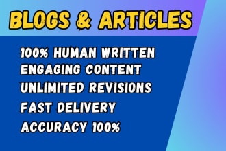 write human written blogs and articles, human blogs, human writer