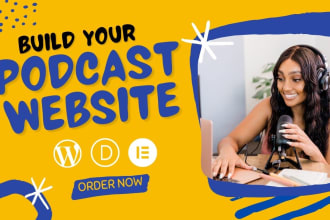 design stunning wordpress podcasts website