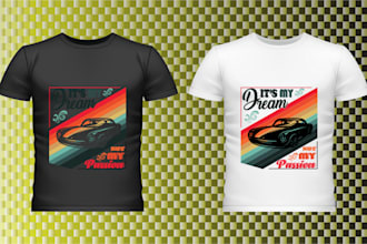 do vintage typography t shirt design