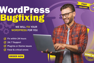 do wordpress bug fixing