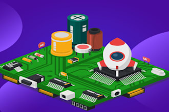 convert your solution to a hardware design including schematic and pcb