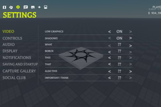 design quality roblox UI, gui for you