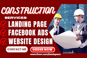 design contractor, construction, roofing, hvac, remodeling, plumbing website