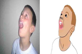 create cartoon or vector image from your one normal image