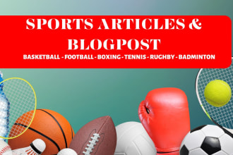 write your sports science essay, report and research article