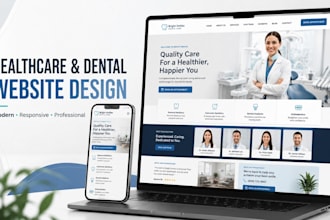build a wordpress website for doctors, dental or medical clinics