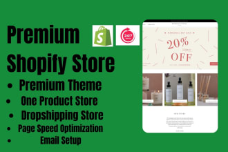 design shopify one product store landing page by pagefly, gempages