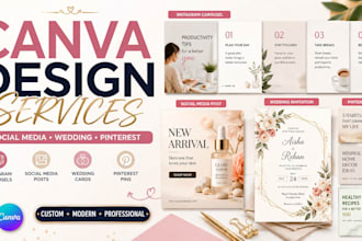 design canva templates for your instagram and pinterest