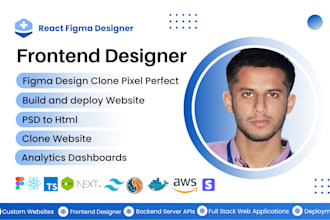 be your nextjs or react developer to build figma to nextjs