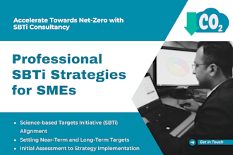 help businesses set sbti and net zero targets