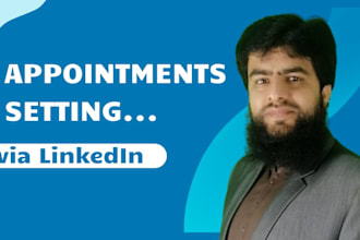 be your linkedin manager and b2b appointments setter