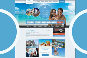 revamp, build wix wordpress hotel booking vacation website