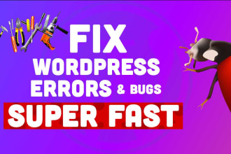 fix wordpress errors or create custom plugins