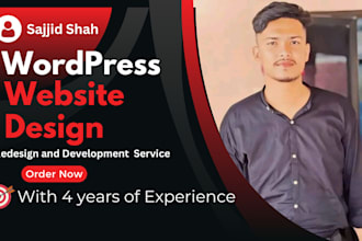 design a responsive wordpress ecommerce website with elementor pro