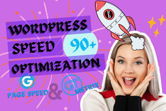 do wordpress speed up, page speed increase and speed optimization