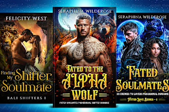 design a bestselling fiction book cover for you