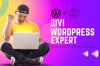 create newspaper, wordpress website and blog page using divi builder