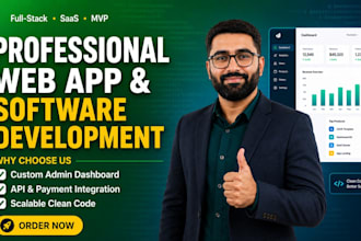 be your full stack custom ai web application and software developer