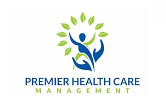 design improving over time health care logo