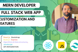 craft a dynamic web app as your mern stack developer