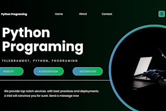 professionally handle all python based projects and websites