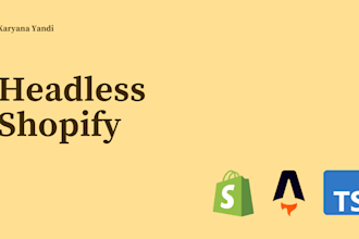 build headless shopify with react astro