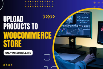 upload products to your woocommerce store